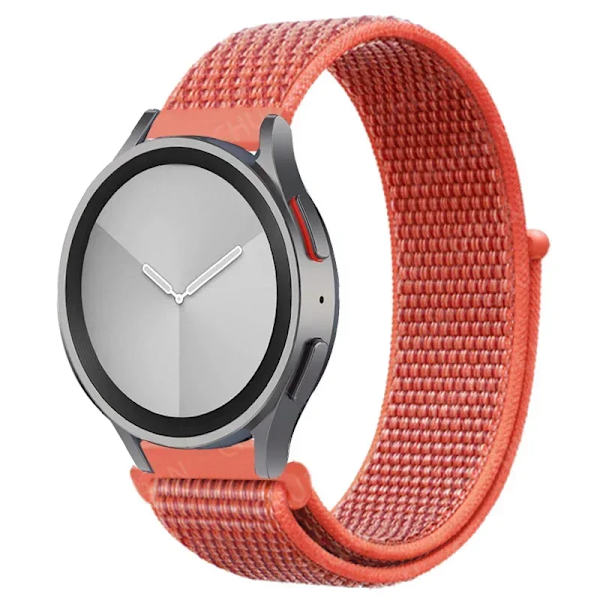 Nylon loop Band för Samsung Galaxy Watch 7-FE 6/5/pro/4/Classic/active 2 20mm/22mm sportarmband huawei gt 5-4-2-2e-3 pro rem 22 Apricot 20mm watch band