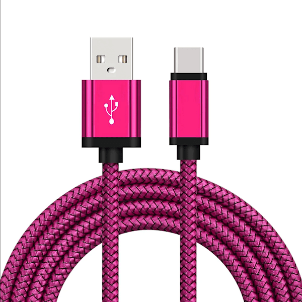 2m 3m USB Typ C Kabel snabbladdning Batteriladdare Sladd för Samsung Galaxy A51 A71 A5 A70 A81 M31 A12 S21 S10 S10E S9 A50 Silver 0.25m