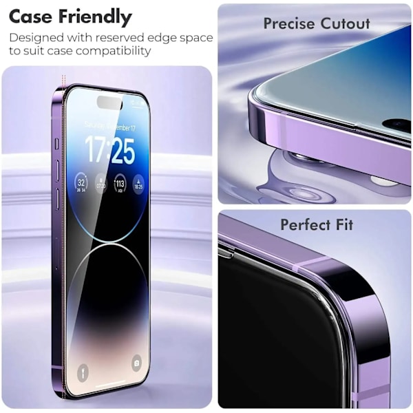 3 st Härdat Glas för iPhone 15 14 13 12 11 Pro Max Mini X XS Max XR 8 7 6 Plus Skärmskydd Film för iPhone SE 2020 2022 iphone Xr Tempered glass