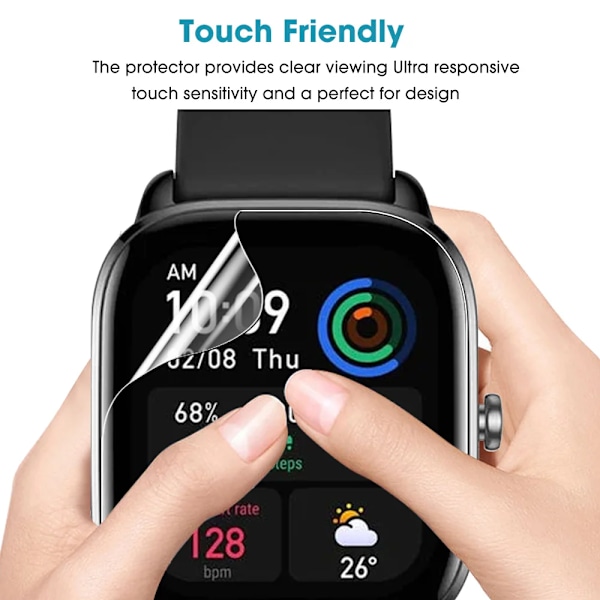 För Amazfit GTS 3 GTS2 GTS 4 Mini Mjukt Skärmskydd Smartwatch Anti-repa TPU Film För Huami Amazfit GTS 3 GTS4 4Mini Film For GTS 2 Mini 3Pcs