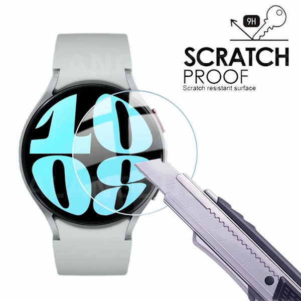 3 ST Glasskydd för Samsung Galaxy Watch 7 6 5 Pro 40mm 44mm Watch6 Classic 43mm 47mm Fulltäckande Skärmskydd HD Härdat Glas Watch 7 FE 3PCS