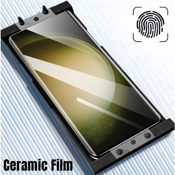 1-2 ST Keramisk Mjuk Film för Samsung Galaxy S24 S23ultra s25 S22 S21 S20 Note 20 Ultra 10 Plus Full Lim Böjd Skärmskydd For S20Plus 2PCS
