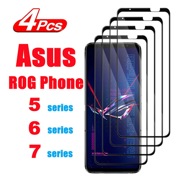 Härdat Glas För ASUS ROG Phone 5/5Pro 5/5s/5s Pro 5 Ultimate 6/6 Pro/ 6D/ 6D Ultimate 7/7Ultimate Skärmskydd Glasfilm ROG Phone 7 Tempered glass