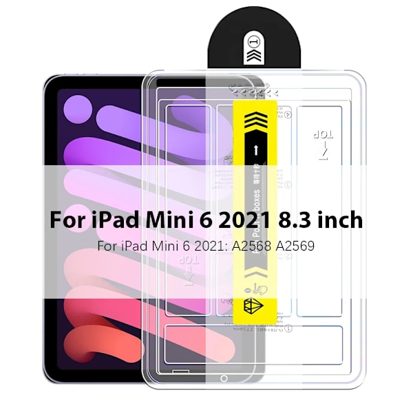 Härdat Glas För Ipad Air 5 4 3 2 1 Pro 13 11 M4 M2 2024 12.9 Skärmskydd För Ipad 10 9 10:e 9:e Gen 10.9 Mini 6 8:e 10.2 For Ipad Mini 6