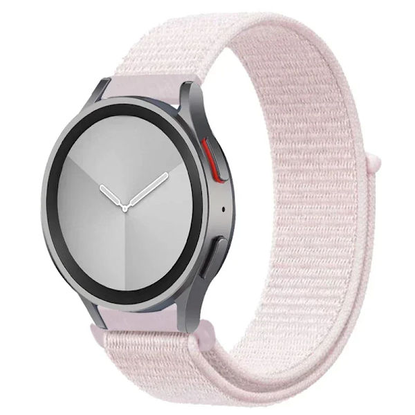 Nylon loop Band för Samsung Galaxy Watch 7-FE 6/5/pro/4/Classic/active 2 20mm/22mm sportarmband huawei gt 5-4-2-2e-3 pro rem 17 Pearl powder 20mm watch band