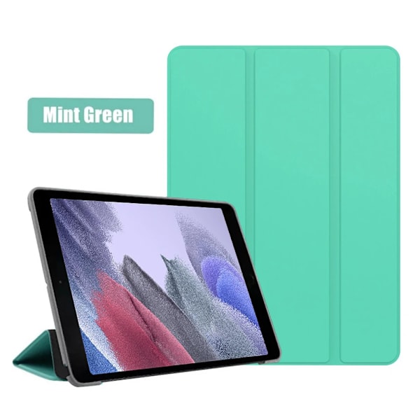 Smart Fodral För Samsung Galaxy Tab A7 Lite 2021 SM T220 T225 Skyddsskal Tab A7 lite 8.7\" SM-T220 SM-T225 Surfplatta Fodral Mint Green A7 Lite T220 T225