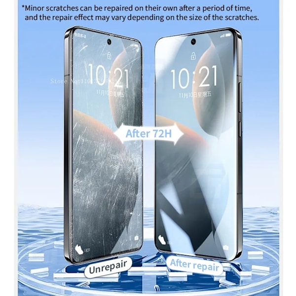 Mjuk Hydrogel-film i Silikon för Xiaomi Redmi Note 13 13R 12 11 10S 10 9 Pro Skärmskydd Redmi 13C A3X Turbo 3 K70, ej glas Redmi A3 HD Hydrogel Film