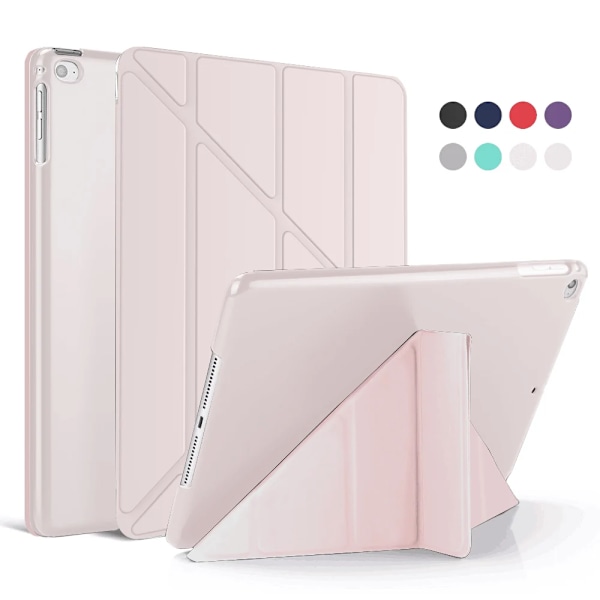 Fodral i silikon för iPad 2 3 4 Air 1 2 3 för iPad 10.2 9.7 6:e 7:e 8:e generationens fodral för iPad Pro 11 Air 2024 Mini 5 6 Capa Pink For iPad 10th 2022