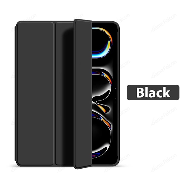 Fodral för Ipad Pro 13 M4 12.9 A16 10 9 9:e 10:e Generationen Funda För Ipad Air 11 5 4 3 2 1 Mini 6 7 M2 M3 2025 Skyddstillbehör Black Air 1 2 5th 6th 9.7