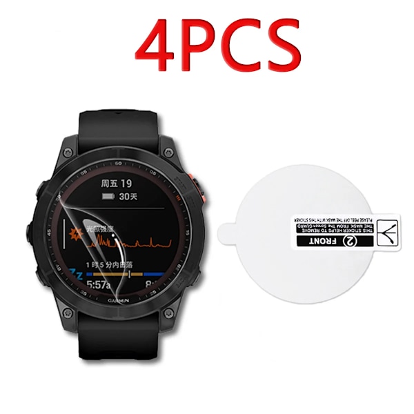 Skyddsfilm för Garmin Forerunner 965 955 265 255 245 Skärmskydd för Garmin Forerunner 945 935 745 235 165 55 45 Film 4PCS Garmin foreruuner255