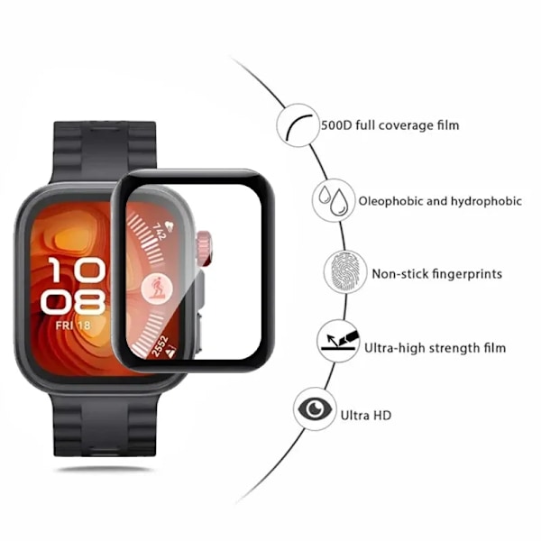 Skärmskyddsfilm för Huawei Watch Fit 4 Fit3 Smartwatch Repskydd för Huawei Watch Fit 4Pro Tillbehör 3PCS For Huawei Fit 3