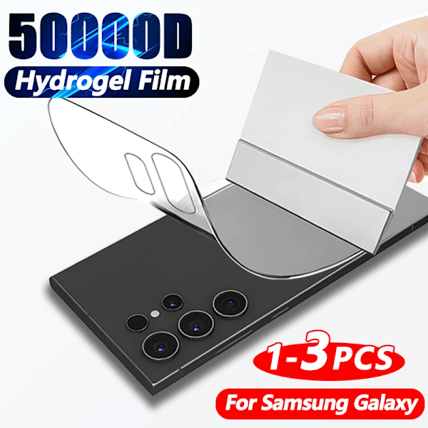 Hydrogel Baksida Film För Samsung Galaxy S24 S23 S22 S21 S20 S10 Ultra Fe Plus Skärmskydd För Note 20 10 9 8 Lite Mjuka Filmer For Note 20 3PCS