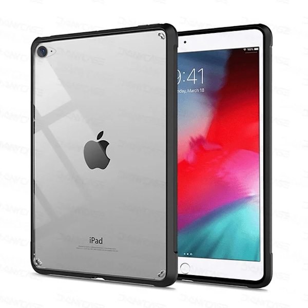 Skal för iPad Pro 11 Fodral 10.2 9/8/7:e Generationen 9.7 5/6:e Air 4/5 10.9 10.5 10:e 10.9 mini 4 5 6 Silikon Transparent Skydd Funda iPad mini 45