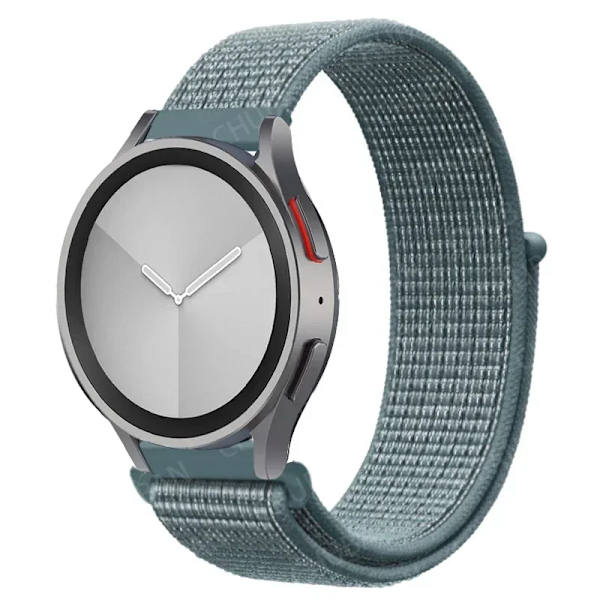 Nylon loop Band för Samsung Galaxy Watch 7-FE 6/5/pro/4/Classic/active 2 20mm/22mm sportarmband huawei gt 5-4-2-2e-3 pro rem 29 Clear Feather 22mm watch band