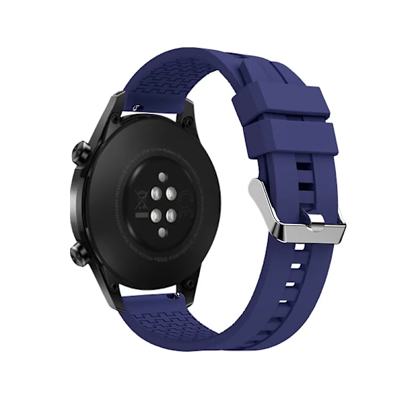 20mm/22mm klockarmband för Samsung Galaxy Watch 6-4-Classic/5 Pro Active 2 40/44mm silikonarmband för Huawei GT 4-2-3 pro band 2 blue Gear S3 Frontier