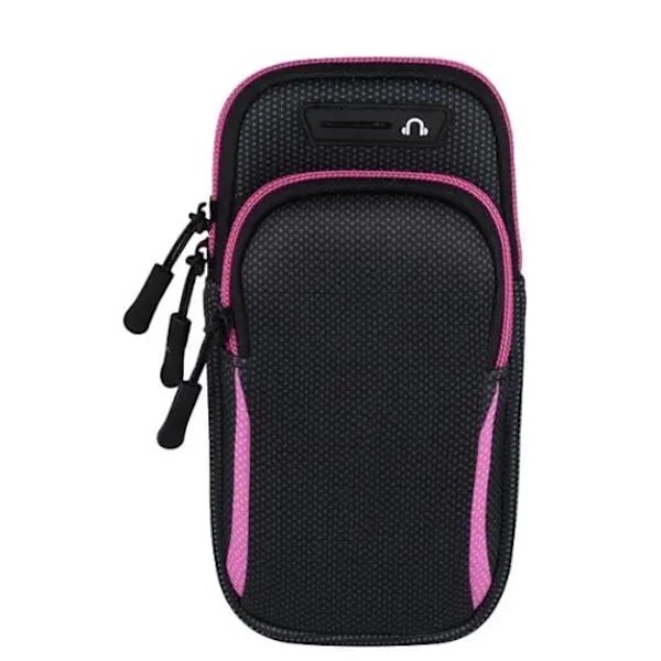 Universellt Vattentätt Sportarmband Fodral för Mobiltelefon Löpning Gym Armband Mobiltelefon Tillbehör Skydd För Telefoner Under 7,5\" Pink