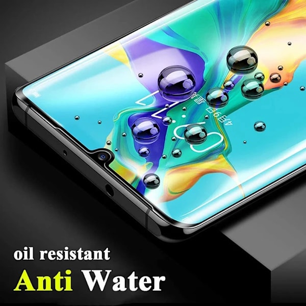 2/4 st 9H Böjt Härdat Glas med Lim på Fyra Sidor för Huawei P30 Pro HD Skärmskydd For Huawei P30 Pro Tempered Glass