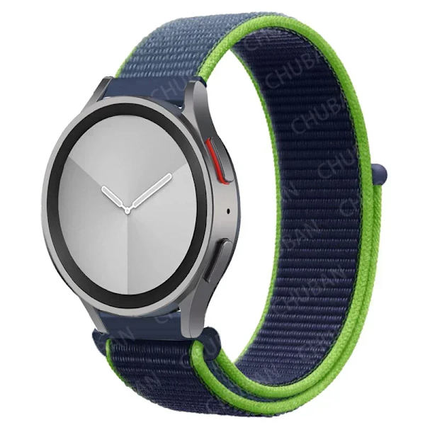 Nylon loop Band för Samsung Galaxy Watch 7-FE 6/5/pro/4/Classic/active 2 20mm/22mm sportarmband huawei gt 5-4-2-2e-3 pro rem 58 Neon Lime 22mm watch band