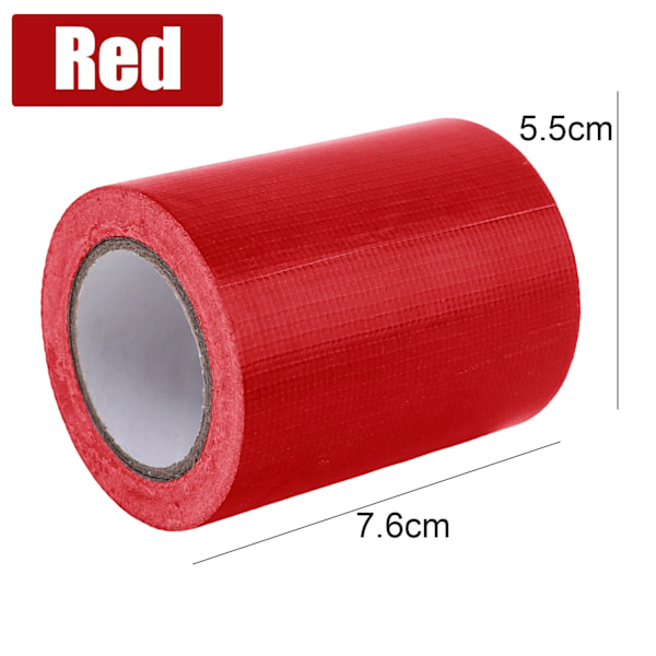 10/50m Självhäftande Reparationstejp för Tält Vattentät Presenning Reparationstejp Universal Markisduk Utomhus Camping Tältverktyg Red 10M (1 roll)
