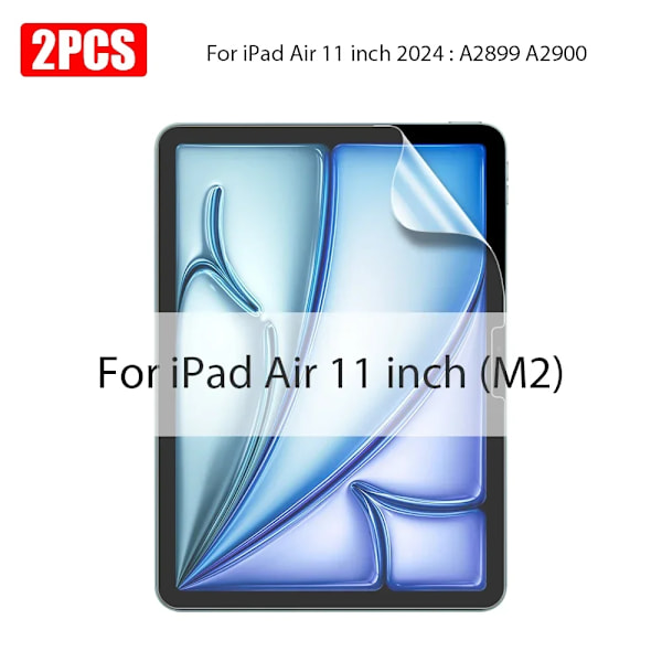 2 st/förpackning Papperskänsla Skärmskydd Målningsmatt PET-film För iPad Pro 11 13 M4 12.9in Air Mini 8:e 9:e 10:e Gen 9.7 10.9 Air 6 11inch 2024