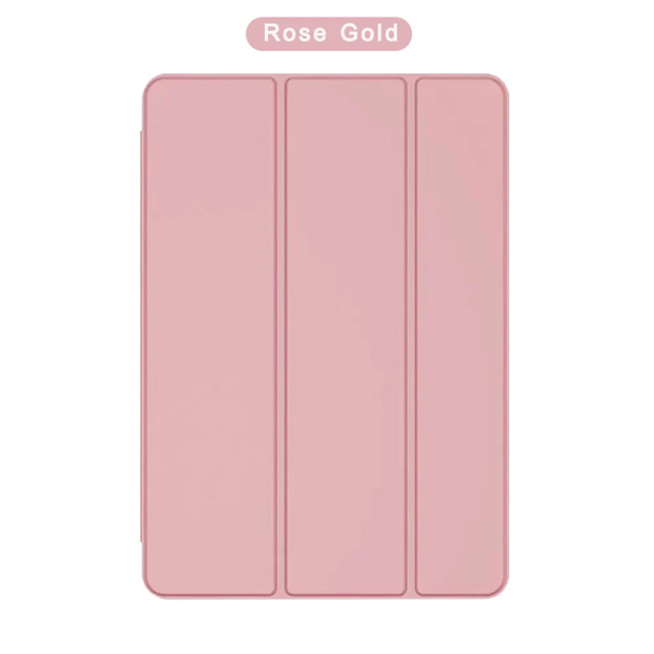 Slimmat Fodral För Samsung Galaxy Tab A7 Lite 8.7'' 2021 SM-T220 SM-T225 Flip Tablet Skydd Tri-Fold Ställ Smart Folio Skal Rose gold For Tab A7 Lite 8.7