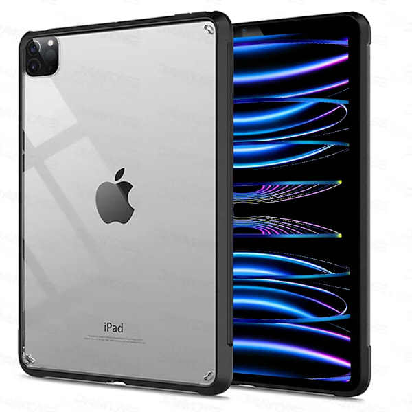 Skal för iPad Pro 11 Fodral 10.2 9/8/7:e Generationen 9.7 5/6:e Air 4/5 10.9 10.5 10:e 10.9 mini 4 5 6 Silikon Transparent Skydd Funda iPad Pro 11
