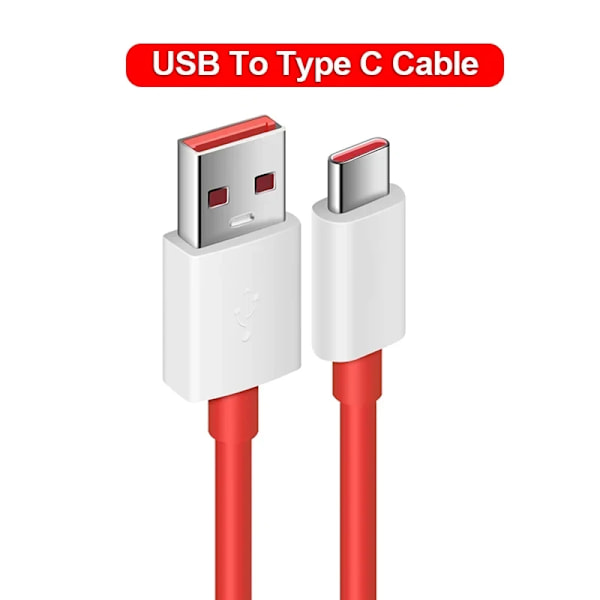 PD 65W För Oneplus USB Typ C till Typ C Supersnabb Laddningsdatakabel För 12 11 10 Pro 9 10T 9R 8T 8 7T 7 5A Snabbladdare Kabel USB To Type C 1.5m