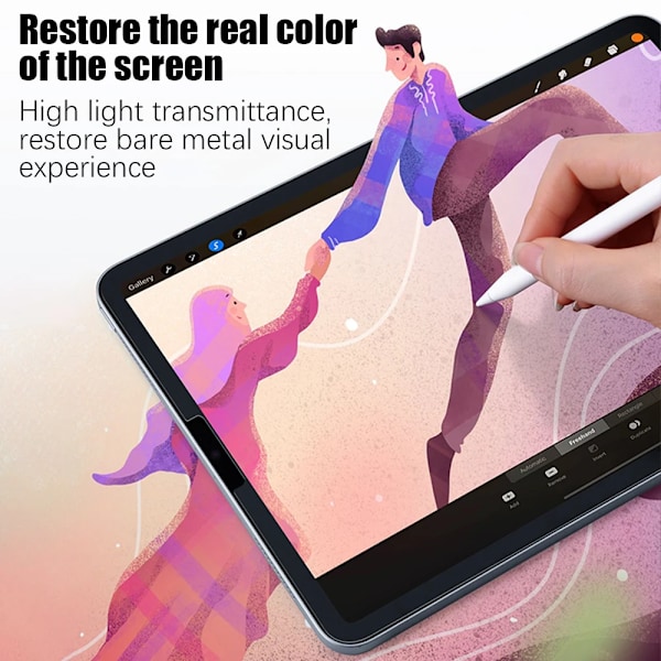 2 st Pappersliknande Skärmskydd för Ipad 10 10:e Pro 13 M4 12.9 2025, Ipad Air 11 5 4 M3 M2 A16 9:e Generationen Mini 6 7 For iPad Pro 11
