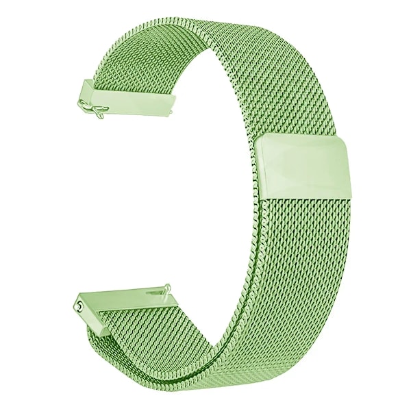 22mm Milanese Loop Armband för Redmi Watch 3/5 Lite Metallstål Armband för Redmi Watch 3/5 Active för Galaxy Watch 7 6 5 4 40mm44mm light green For Redmi 3 Active