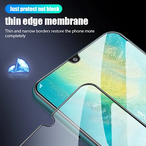 3 st Fullständigt Täckande Skyddsglas 2025 för Huawei P20 P30 Pro P30 P40 Lite Skärmskydd nytt Glas för Huawei Mate 20 Lite P Smart 2019 Huawei P Smart Z