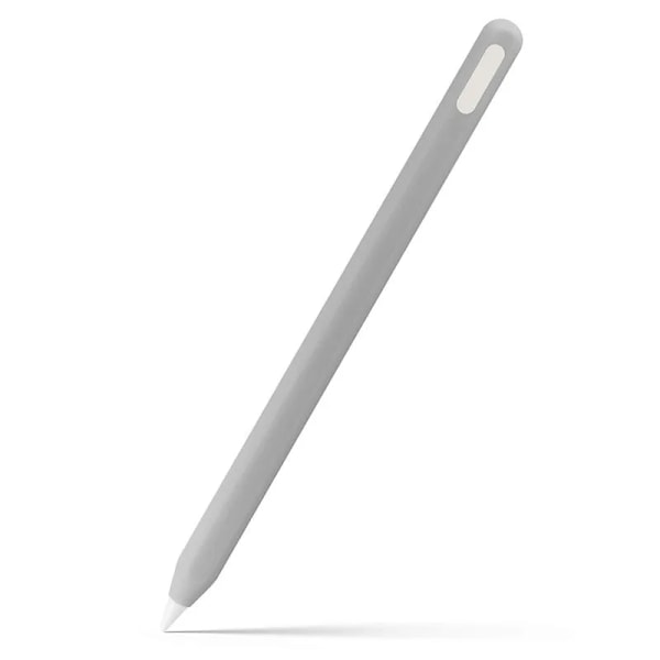 Fodral för Apple Pencil 2, iPad Pencil 2:a generationen Touch Pen Skydd Tablet Stylus Anti-förlorad Mjukt Skyddande Hylsa Tillbehör Grey
