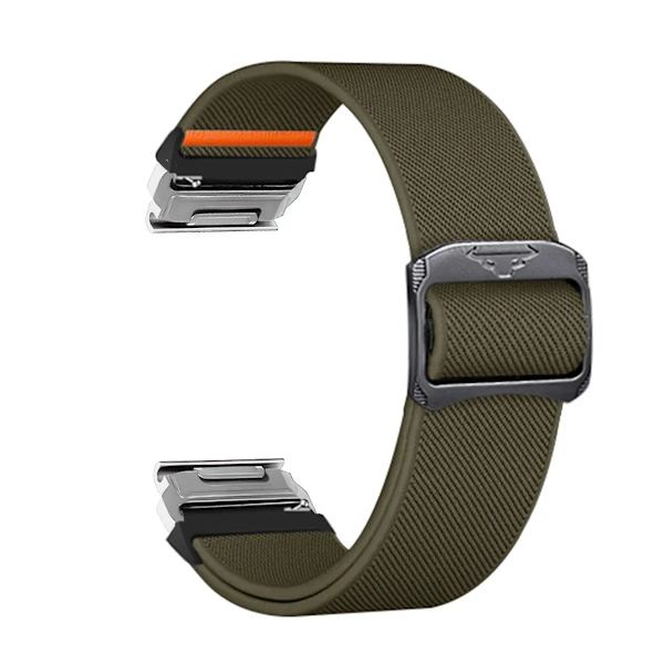Quick Fit 22 26mm Nylonrem för Garmin Fenix 8X 7X 7Pro Fenix 6X 6 5X Tactix 8 7 9 Forerunner 965 955 Klockarmband Tillbehör AGreen-S Quick Fit  26mm