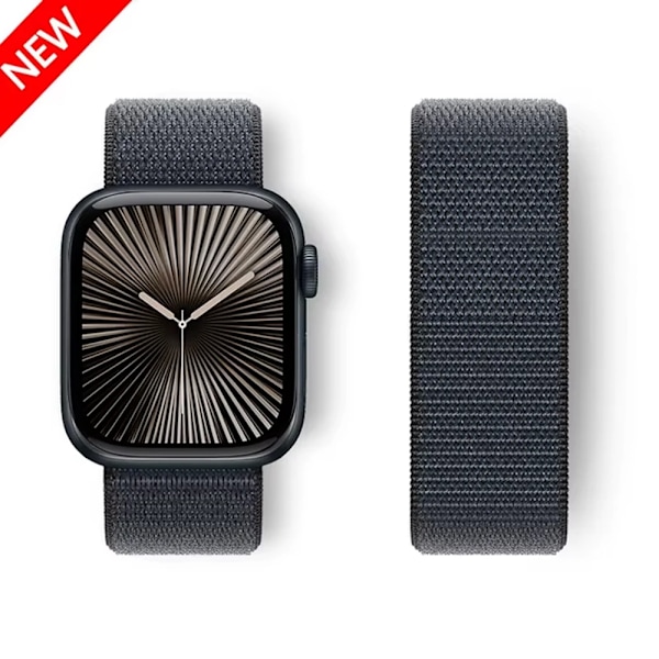 Nylon Loop Armband för Apple Watch band 44mm 40mm 45mm 41mm 46 42mm 49mm 44 45 mm armband iWatch serie 10 9 SE 7 6 5 4 Ultra 2 Camel 48 42 44 45 46 49 mm