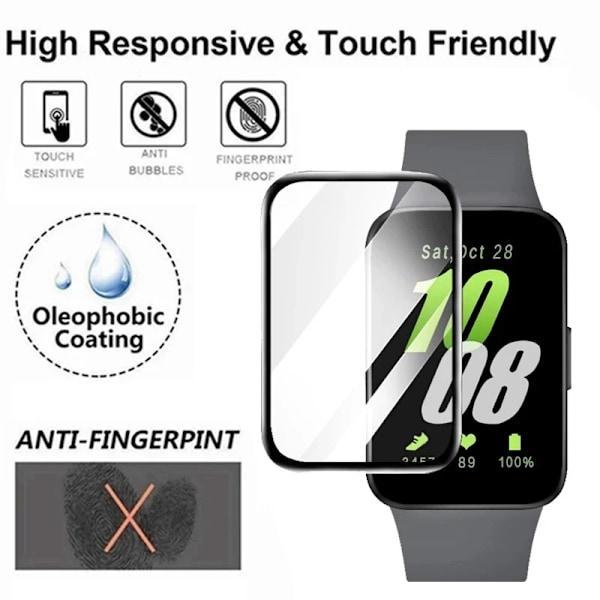 Glas för Galaxy Fit 3 Skärmskydd Skyddsglas för Samsung Galaxy Fit 3 Glas 1PC Galaxy Fit 3