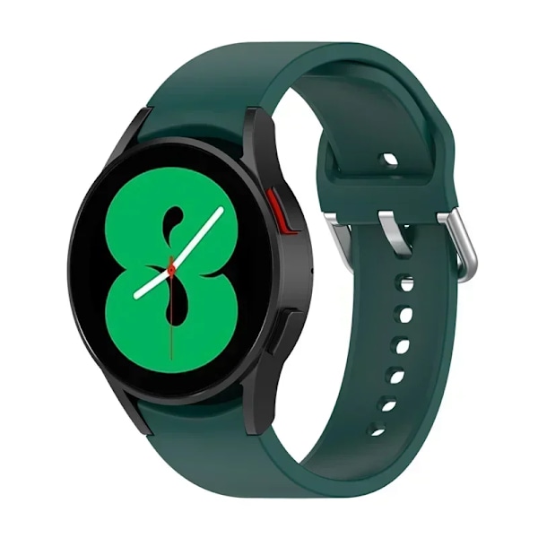 20mm Silikonarmband för Samsung Galaxy Watch 7/6/5/4 44-40mm pro Klockarmband för Galaxy Watch 6 4 Classic 43/47mm 42mm/46mm Armband Olive green 03 Galaxy 4-4 Classic