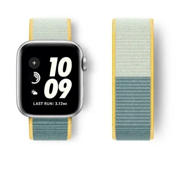 Nylon Loop Armband för Apple Watch band 44mm 40mm 45mm 41mm 46 42mm 49mm 44 45 mm armband iWatch serie 10 9 SE 7 6 5 4 Ultra 2 Sunshine 58 42 44 45 46 49 mm