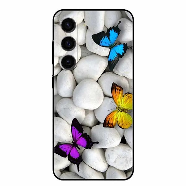 För Samsung Galaxy S23 Skal Härligt Mjukt Silikon TPU Baksida Telefonskal för GalaxyS23 S 23 Plus Ultra FE Skydd Coques R20.CH.174 For Galaxy S23