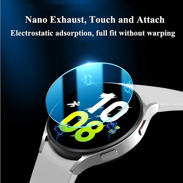 2 st 9H Premium Härdat Glas För Samsung Galaxy Watch 6 Watch6 Classic 47mm 43mm 44mm 40mm 5 Smartwatch Skärmskyddsfilm Galaxy Watch 5 44mm