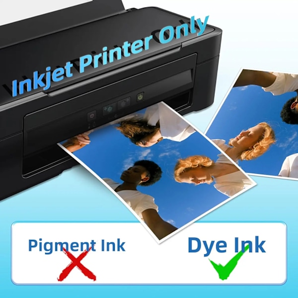 Multi Specifikation Högglans Fotopapper 3R 4R 5R A4 Fotoutskriftspapper Bläckstråleskrivare 180G Glättat Enkelsidigt Fotopapper 5R 180g 100sheet