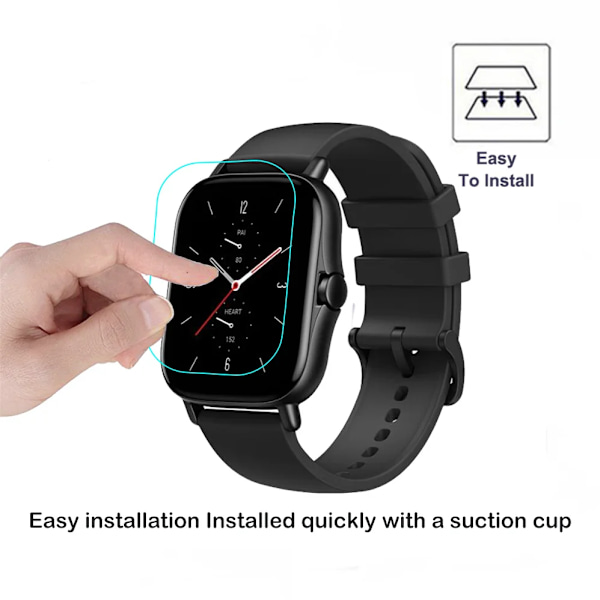 5 st Skärmskydd för Xiaomi Huami Amazfit Bip U BIT PACE Lite S Amazfit GTS 3 2 2e Mini POP Pro, Full täckning, Mjuk TPU-film Bip Bip S BipS Lite