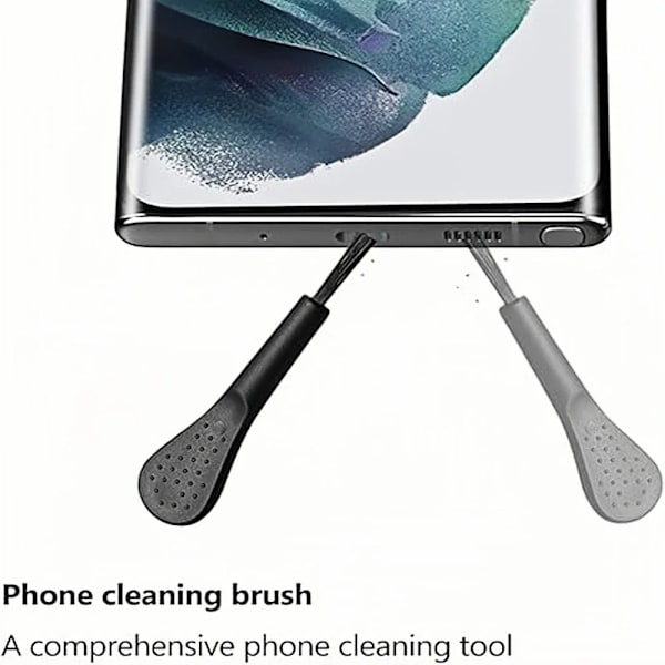 4 st USB C Dammskydd med Rengöringsborste Anti-Damm USB-C Pluggar Laddningsport Skyddskåpor För iPhone Samsung Alla Smartphones Gold