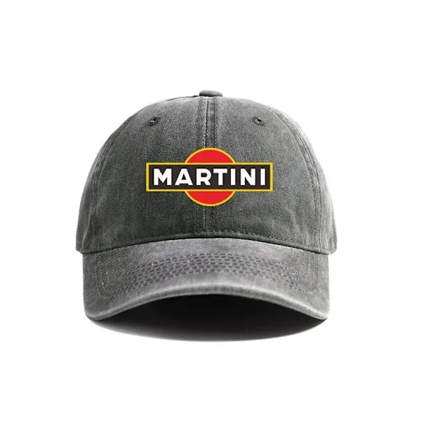 Martini Racing Baseballkepsar Distressed Hattar Keps Män Kvinnor Retro Utomhus Sommar Justerbara Pappahattar 1 Adjustable