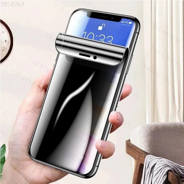 Ny 2-pack Sekretess Hydrogel Film För iPhone 6 7 8 14 13 12 11 15 16 Pro Max Plus Mini Anti-Spion Skärmskydd För iPhone X XR XS Max For iPhone XR 2Pcs