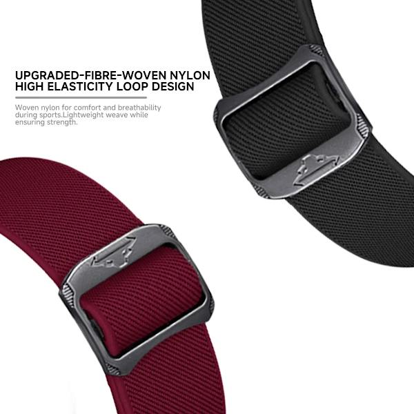 Quick Fit 22 26mm Nylonrem för Garmin Fenix 8X 7X 7Pro Fenix 6X 6 5X Tactix 8 7 9 Forerunner 965 955 Klockarmband Tillbehör Wine Red-B Quick Fit  26mm