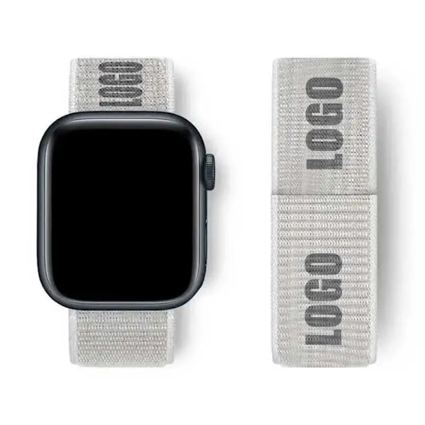 Nylon Loop Armband för Apple Watch band 44mm 40mm 45mm 41mm 46 42mm 49mm 44 45 mm armband iWatch serie 10 9 SE 7 6 5 4 Ultra 2 NEW White 105 42 44 45 46 49 mm