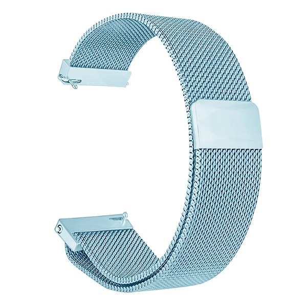 22mm Milanese Loop Armband för Redmi Watch 3/5 Lite Metallstål Armband för Redmi Watch 3/5 Active för Galaxy Watch 7 6 5 4 40mm44mm light blue For Redmi 3 Lite