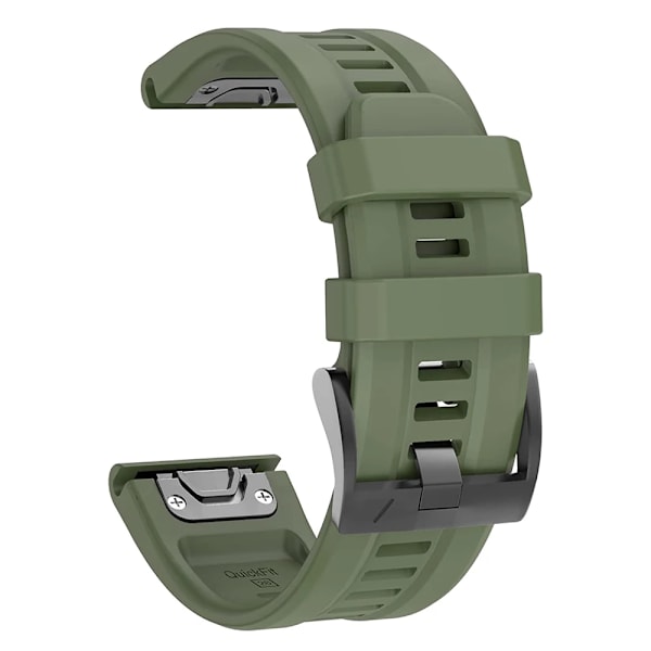 QuickFit 22mm 26mm Armband för Garmin Epix Gen 2 Silikonarmband för Garmin Fenix 7 7X 5Plus 6XPro Enduro 2 Armband ArmyGreen For TACTIX DELTA