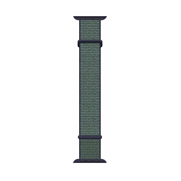 Nylon Loop Armband för Apple Watch Band 46mm 40mm 44mm 45mm 42mm 41mm 38mm Smart Bälte Armband för IWatch Ultra 49mm 8/7/6/SE/5/4 7 Deep fog ash 38 40 41 S10-42 mm
