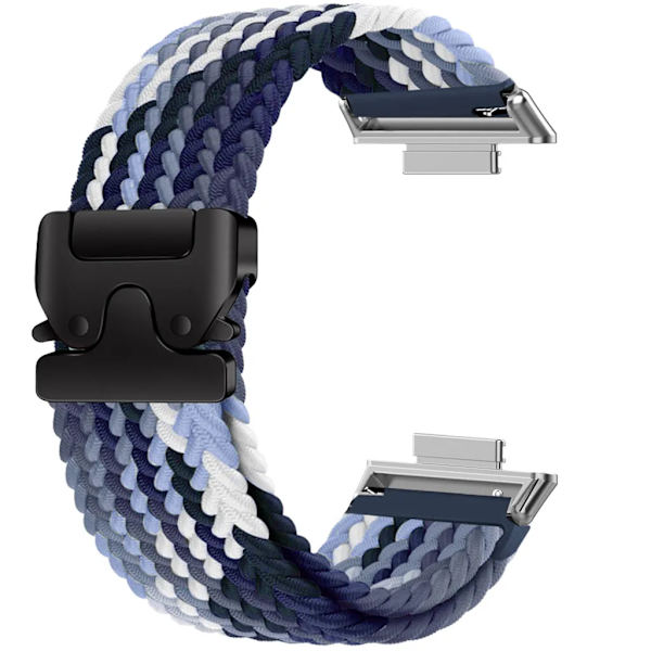 Elastiskt flätat soloband i nylon för Huawei Watch Fit 4 pro/4/3 Armband Herr Dam Armbandsur för Huawei Fit 2 Fit 1 Band BlueberriesS For Huawei Fit 1