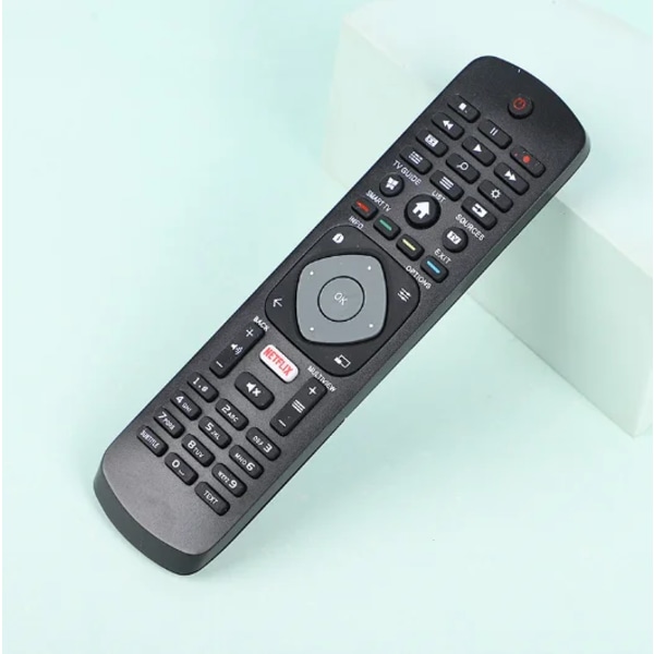 fjärrkontroll med NETFLIX-ersättning för philips 4k uhd HDR ambilight smart TV 43pus6262 49pus6262 50pus6262 55pus6262 65pus BLACK